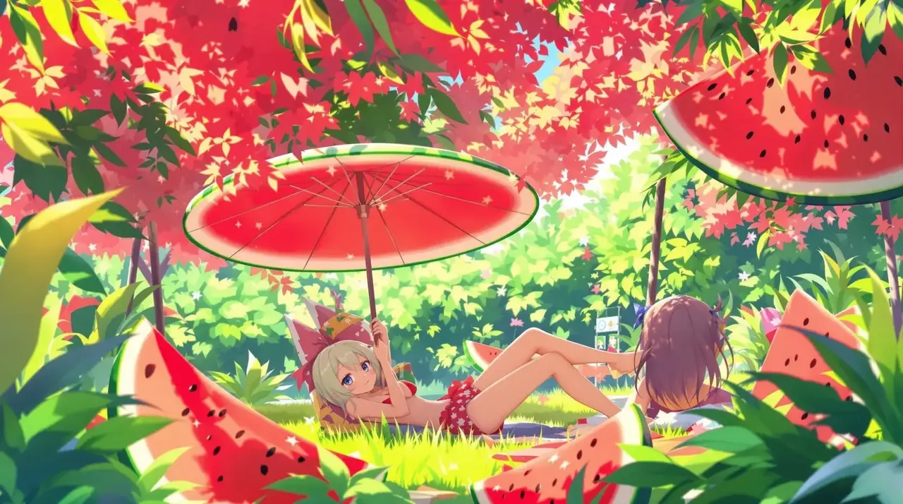 樱花动漫p夏日清凉追番首屏背景